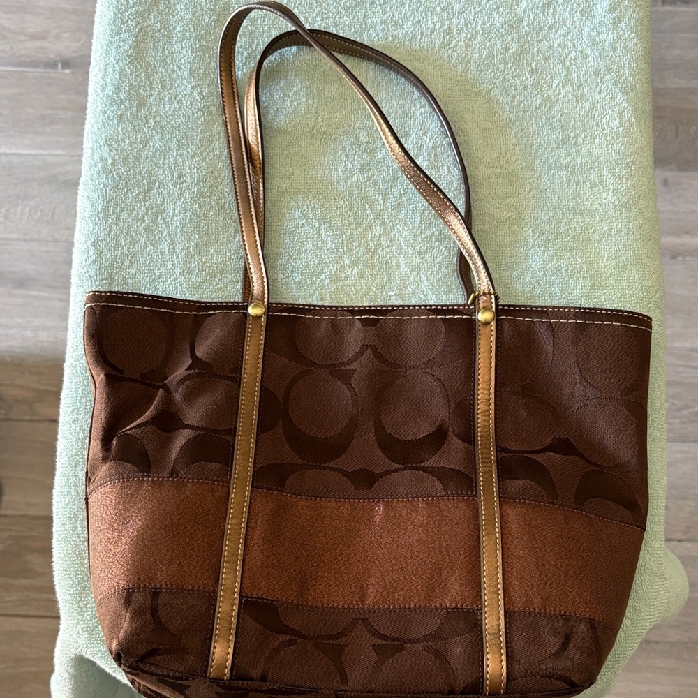 Brown Designer Tote Bag